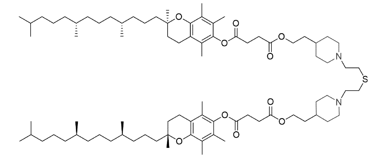 CureVac Lipid C24(CVL1,VitE-C4DE-Pip- S) chemical structure