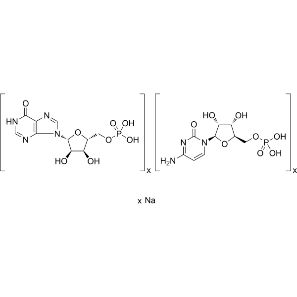 Polyinosinic-polycytidylic acid sodium chemical structure