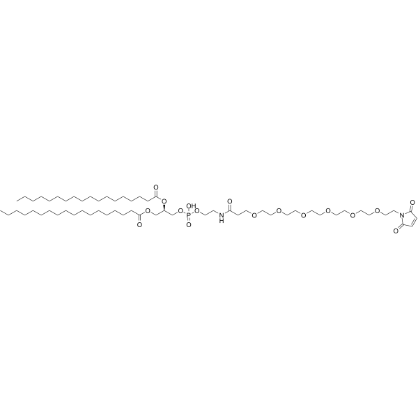 DSPE-PEG6-Mal chemical structure