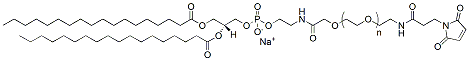 DSPE-PEG-Maleimide (MW 2000) chemical structure
