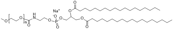 DSPE-mPEG2000((sodium salt)) chemical structure