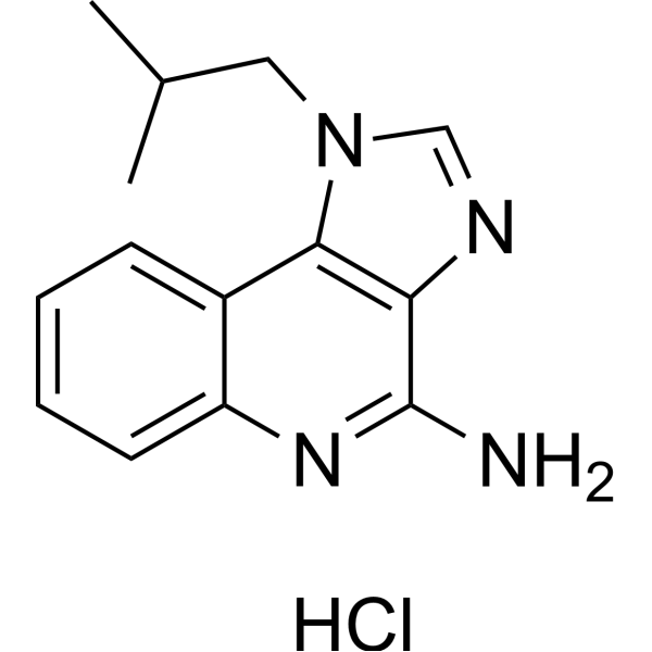 Imiquimod hydrochloride chemical structure