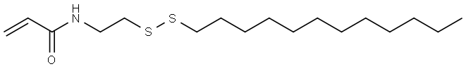N-[2-(Dodecyldisulfanyl)ethyl]acrylamide chemical structure
