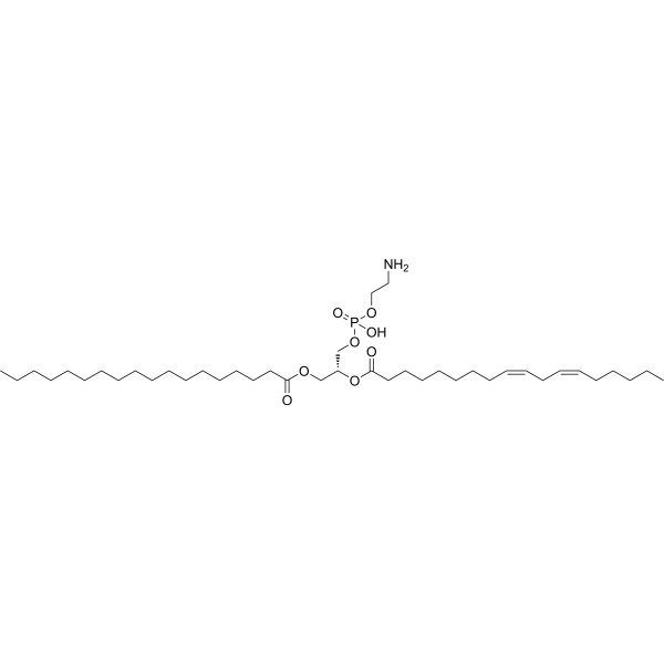 18:0-18:2 PE chemical structure
