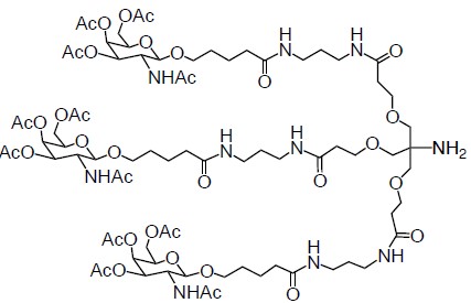 Tri-GalNAc(OAc)3 chemical structure