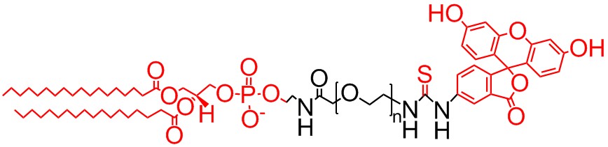 DSPE-PEG-FITC chemical structure