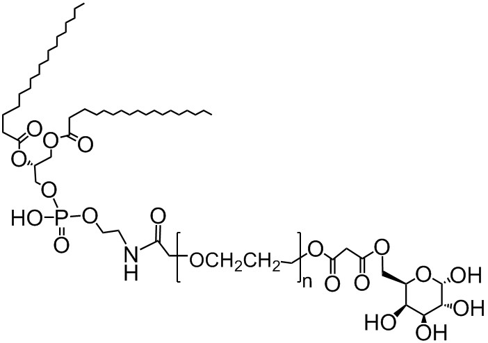 DSPE-PEG-Galactose chemical structure
