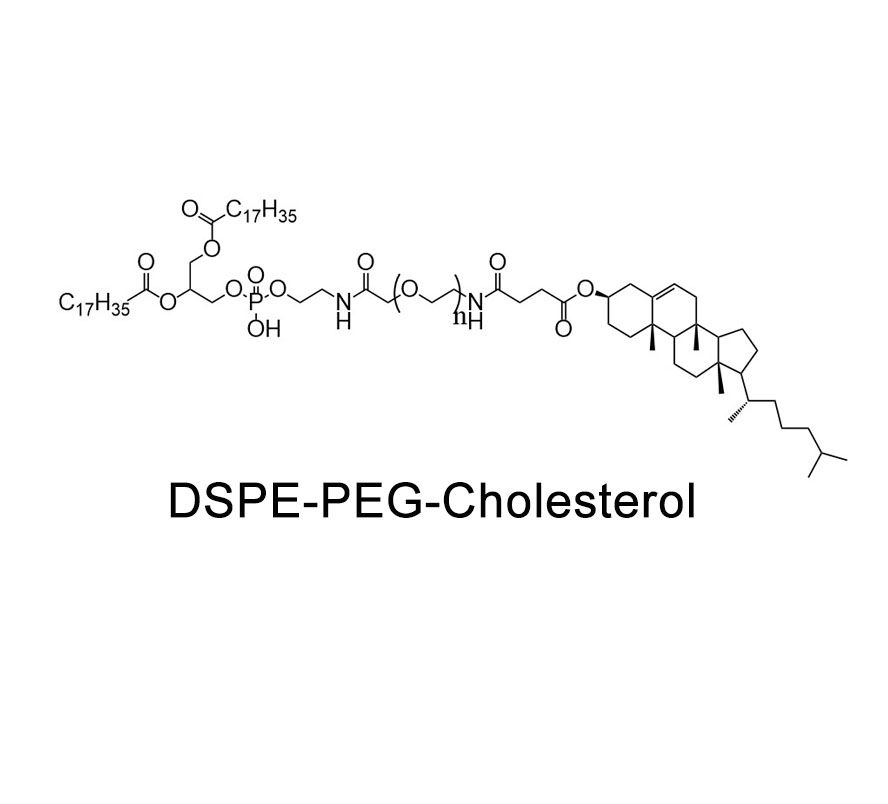 DSPE-PEG-Cholesterol chemical structure