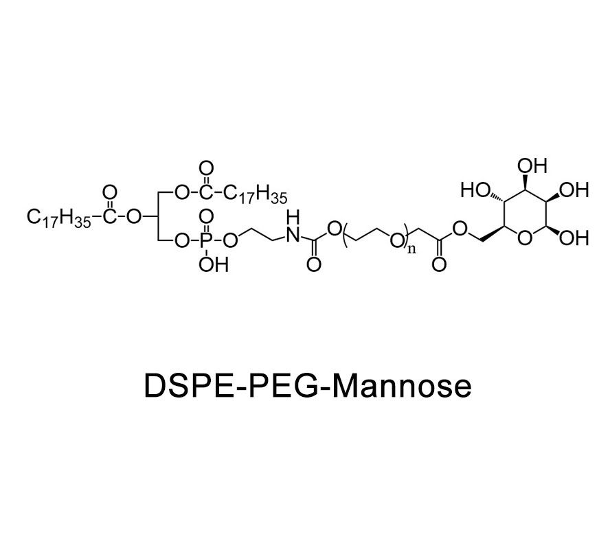 DSPE-PEG-Mannose chemical structure
