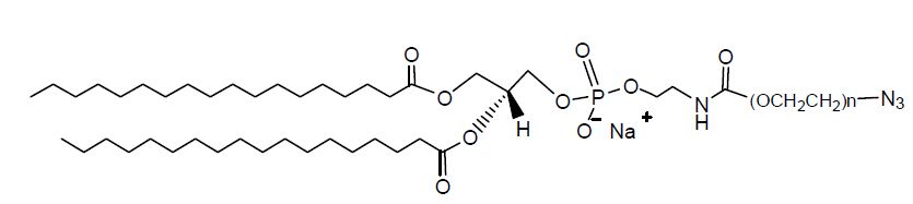 DSPE-PEG-N3（DSPE-PEG-Azide, MW2000) chemical structure