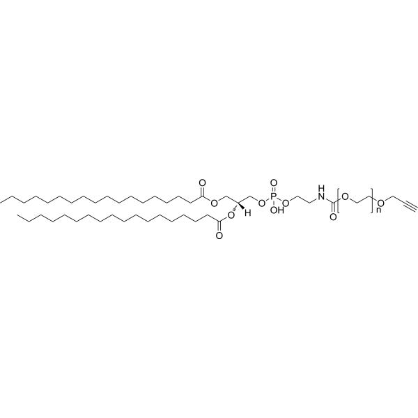 DSPE-PEG-alkyne (MW 2000) chemical structure