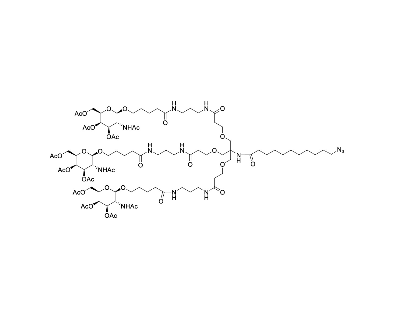GalNAc-L96 Linker-Azide chemical structure