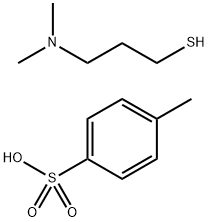 1-Propanethiol, 3-(dimethylamino)-, 4-methylbenzenesulfonate (1:1) chemical structure