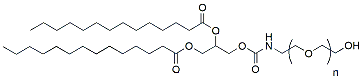 DMG-PEG-OH, MW 2,000 chemical structure