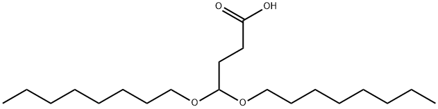 4,4-Bis(octyloxy)butanoic acid chemical structure