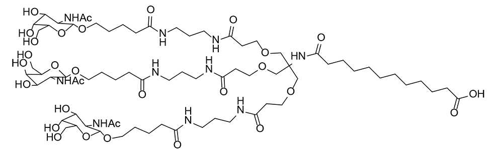 Tri-GalNAc Acid chemical structure