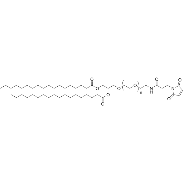 DSG-PEG3400-Mal chemical structure