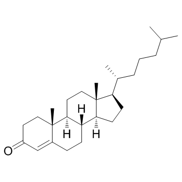 Cholestenone chemical structure