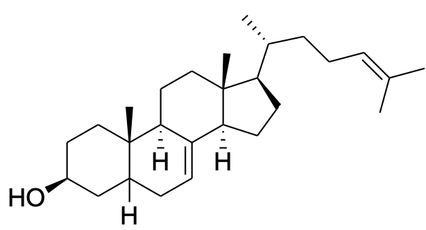 5alpha-Cholest-7-en-3beta-ol chemical structure