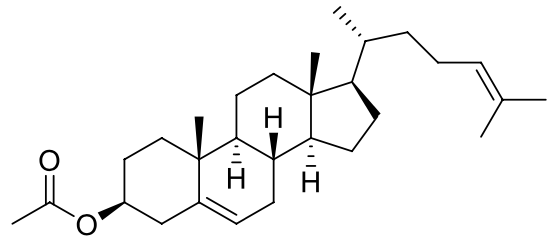 DESMOSTEROL ACETATE chemical structure