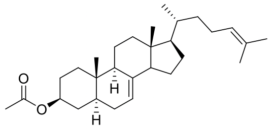 3β-Acetoxy-5α-cholesta-7,24-diene chemical structure