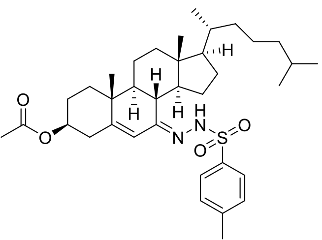 7-p-Toluenesulfonylhydrazide Cholesterol 3-Acetate chemical structure