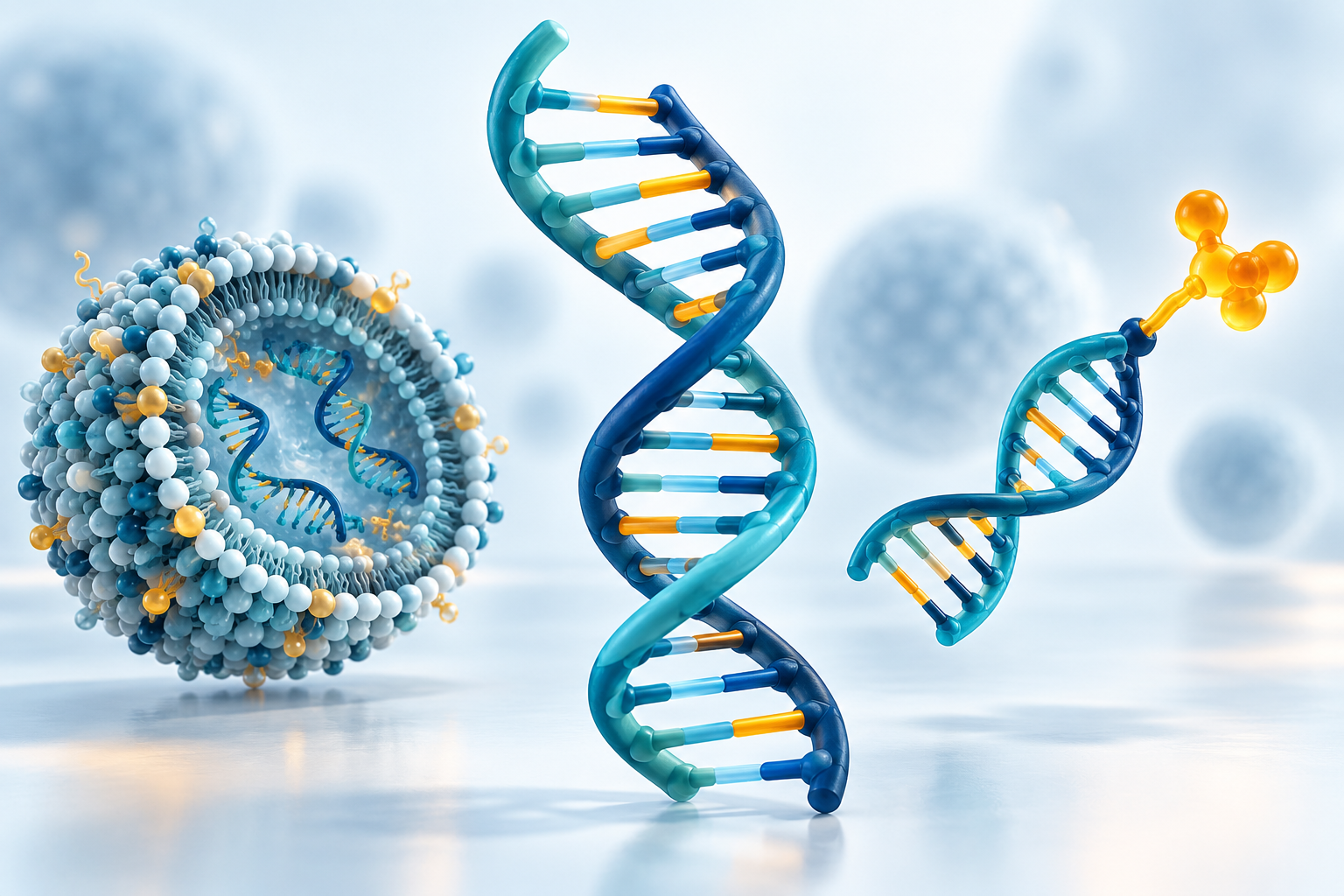 Conceptual RNA duplexes and a lipid delivery particle