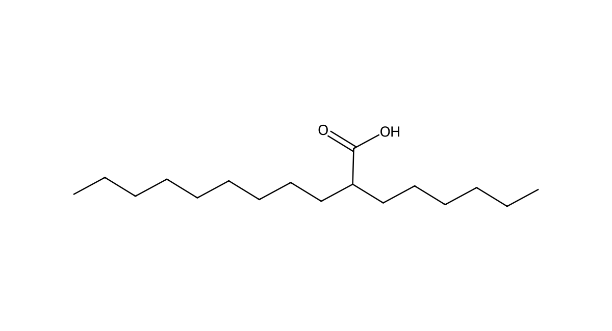 2-Hexylundecanoic acid chemical structure
